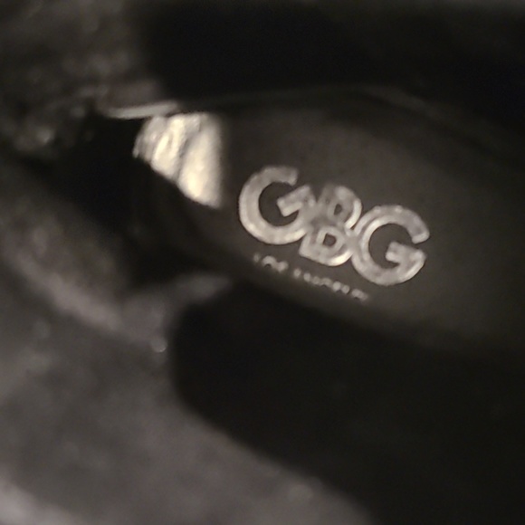 GBG Los Angeles Black Combat Boots Sz. 6 - Picture 5 of 10